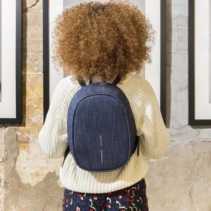 XDDesign Elle Fashion Denim blue anti-theft backpack (women's bag), Travel
